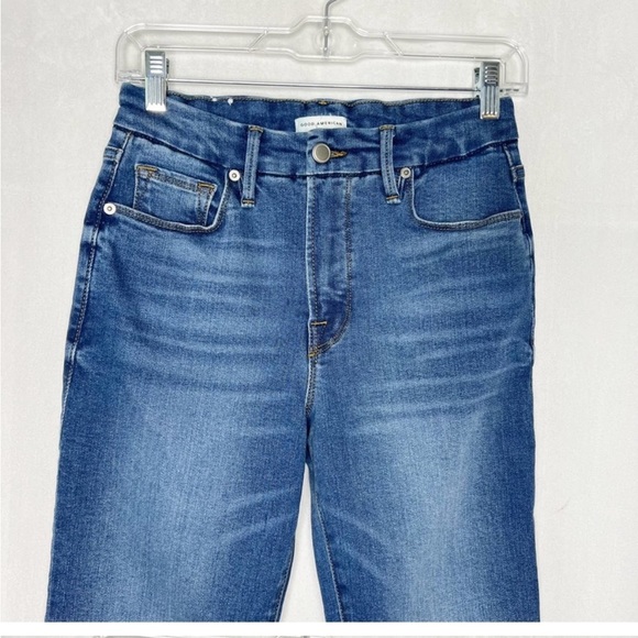 GOOD AMERICAN / Good Legs Cropped Mini Bootcut jeans / 8 (29) - Picture 3 of 6